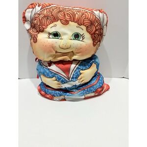 Vintage Catco‎ 1991 Cabbage Patch Kids Pillow Case With Pillow- rare
